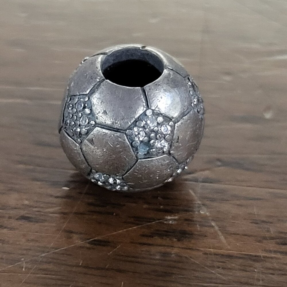 Pandora Silver soccer ball